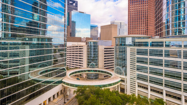 Houston, Texas, USA Downtown Cityscape.